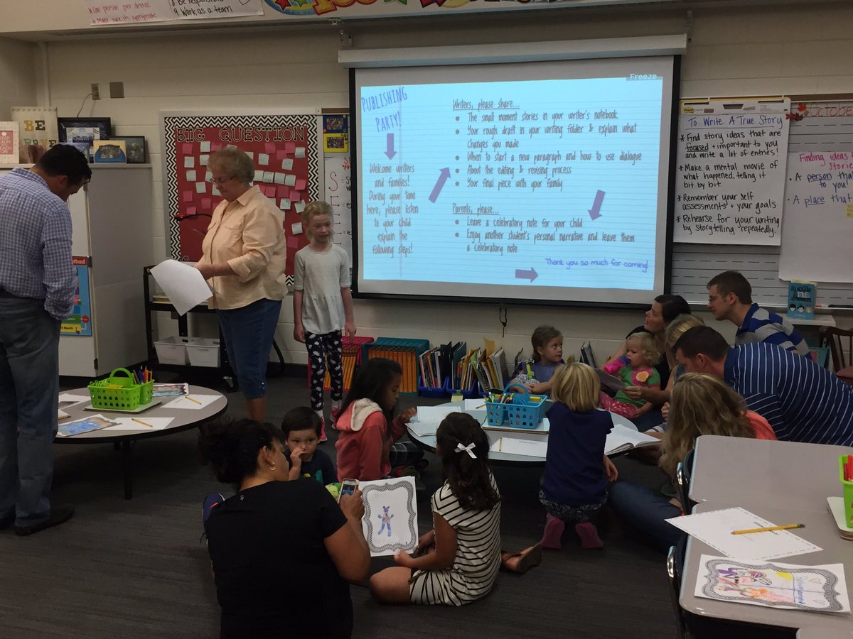 I enjoyed spending my time before school at TME 3rd Grade's writing celebration! #tme #townemeadow #lucycalkins @GoTeamStaples