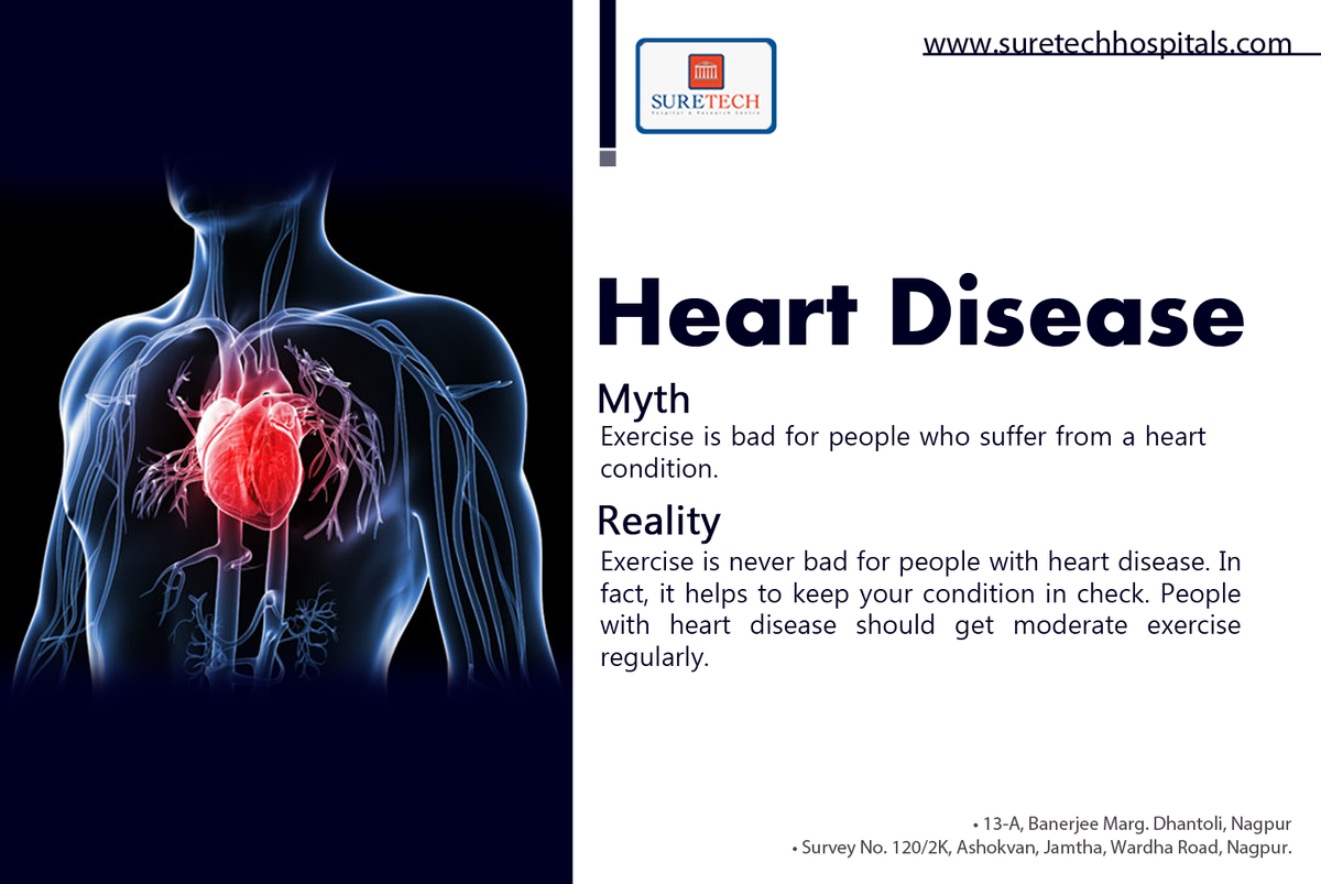 Tweet_Suretech's tweet photo. Some people with heart disease try to take it easy and not exercise, because they think it’s bad for their heart. This is not true. https://t.co/dMg8Ciatt1