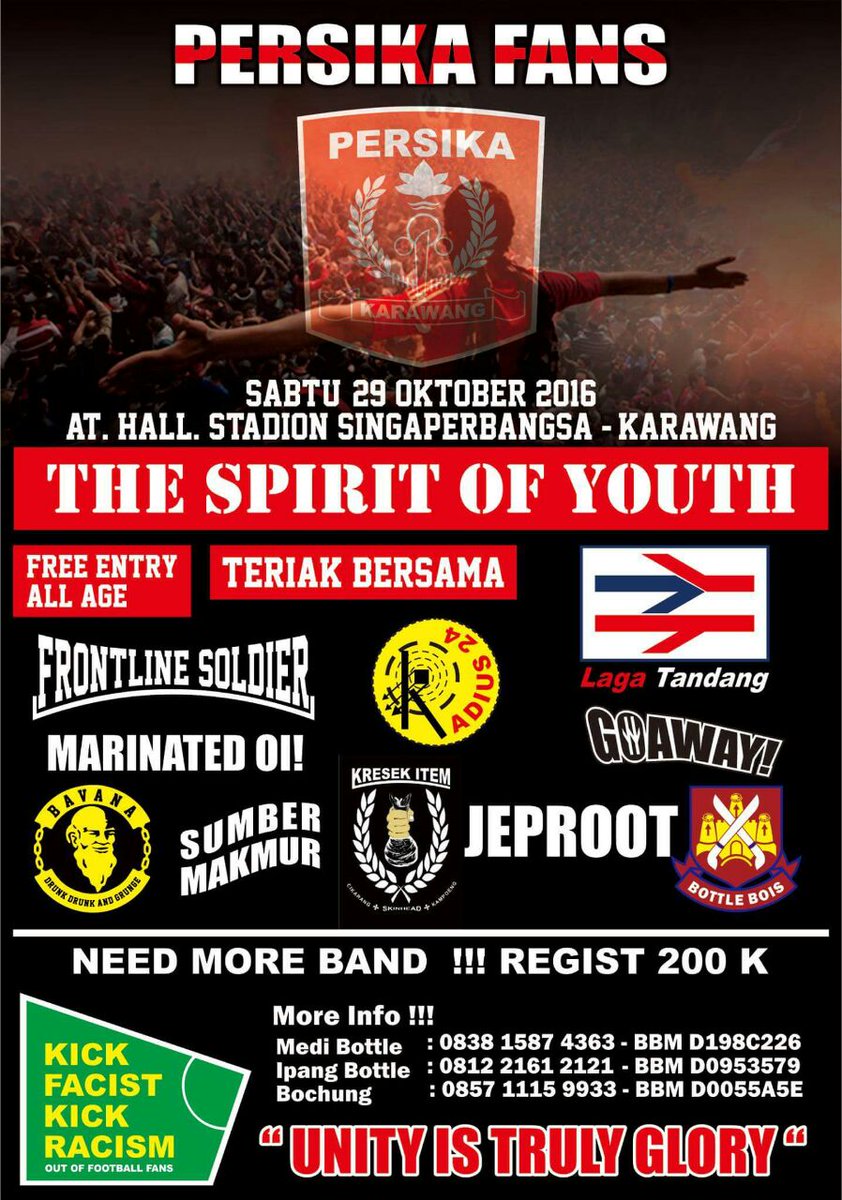 Kita goyang karawang gaess.. Sabtu 29 Oktober 2016 ,At Hall Stadion Singaperbangsa-karawang 🍻