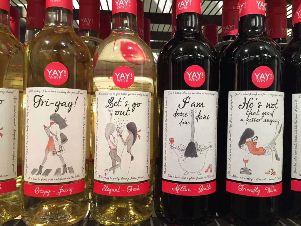 YAY! In welke stemming ben jij? Kies de wijn die past bij hoe jij je voelt! #Fri-yay! #Let's go out