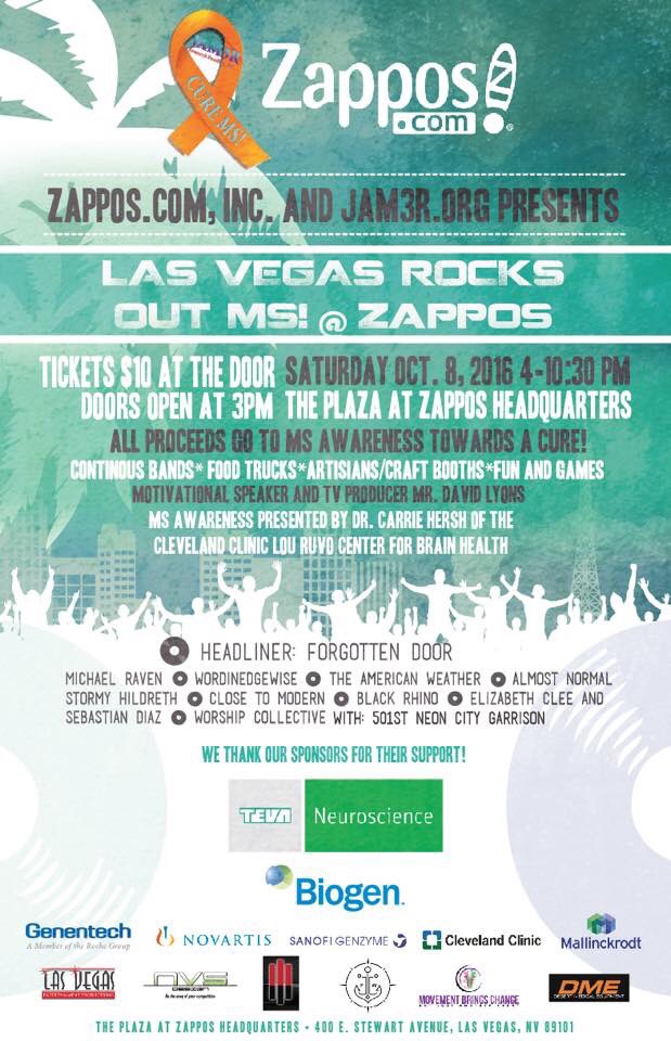 Sup guys! We're gonna shred it this weekend at the <a href="/zappos/">Zappos.com</a> charity event for MS! Come support a good cause and rock out with us!🤘🏻#zappos