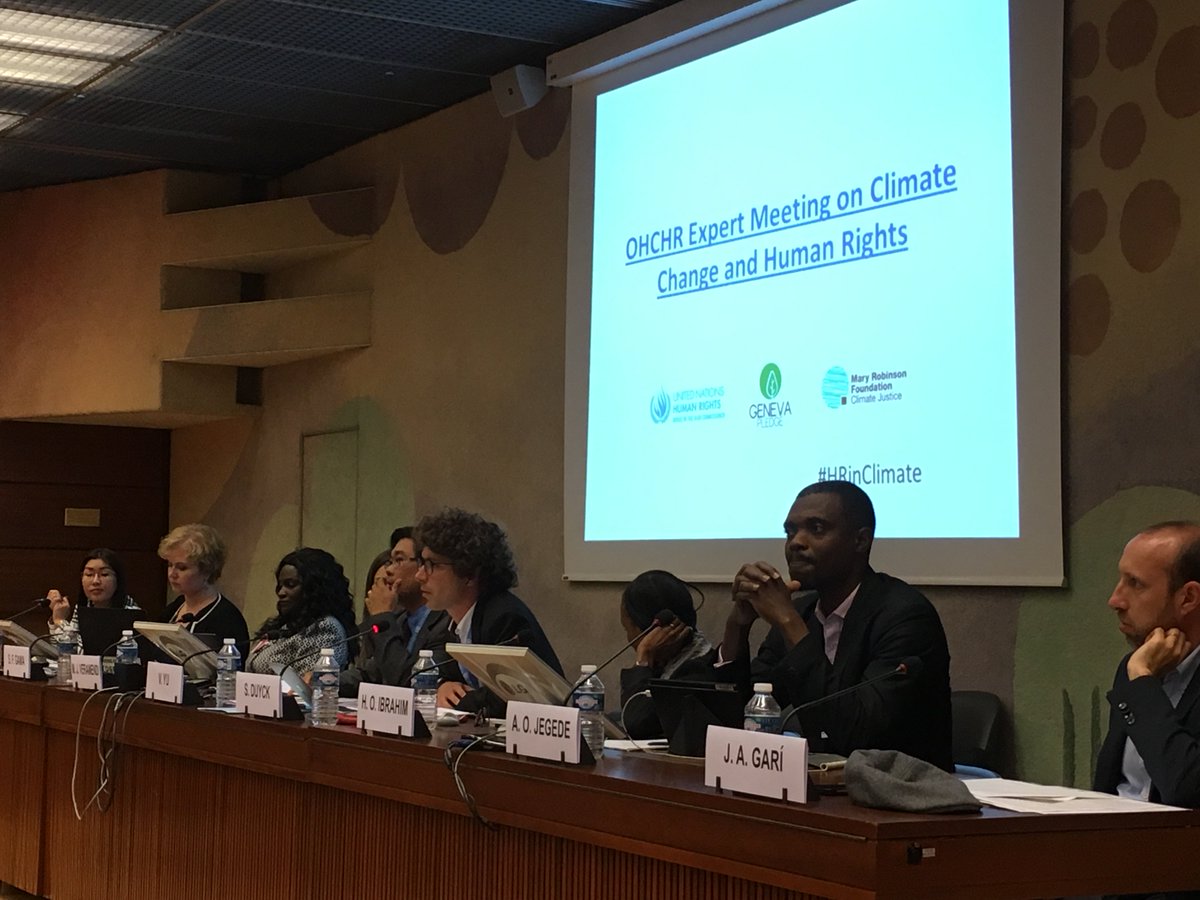 katha_nina's tweet photo. Governments shld report on integration of human rights in climate action in #UNFCCC national communications, says @duycks #HRinClimate https://t.co/8mmrvLxDZR