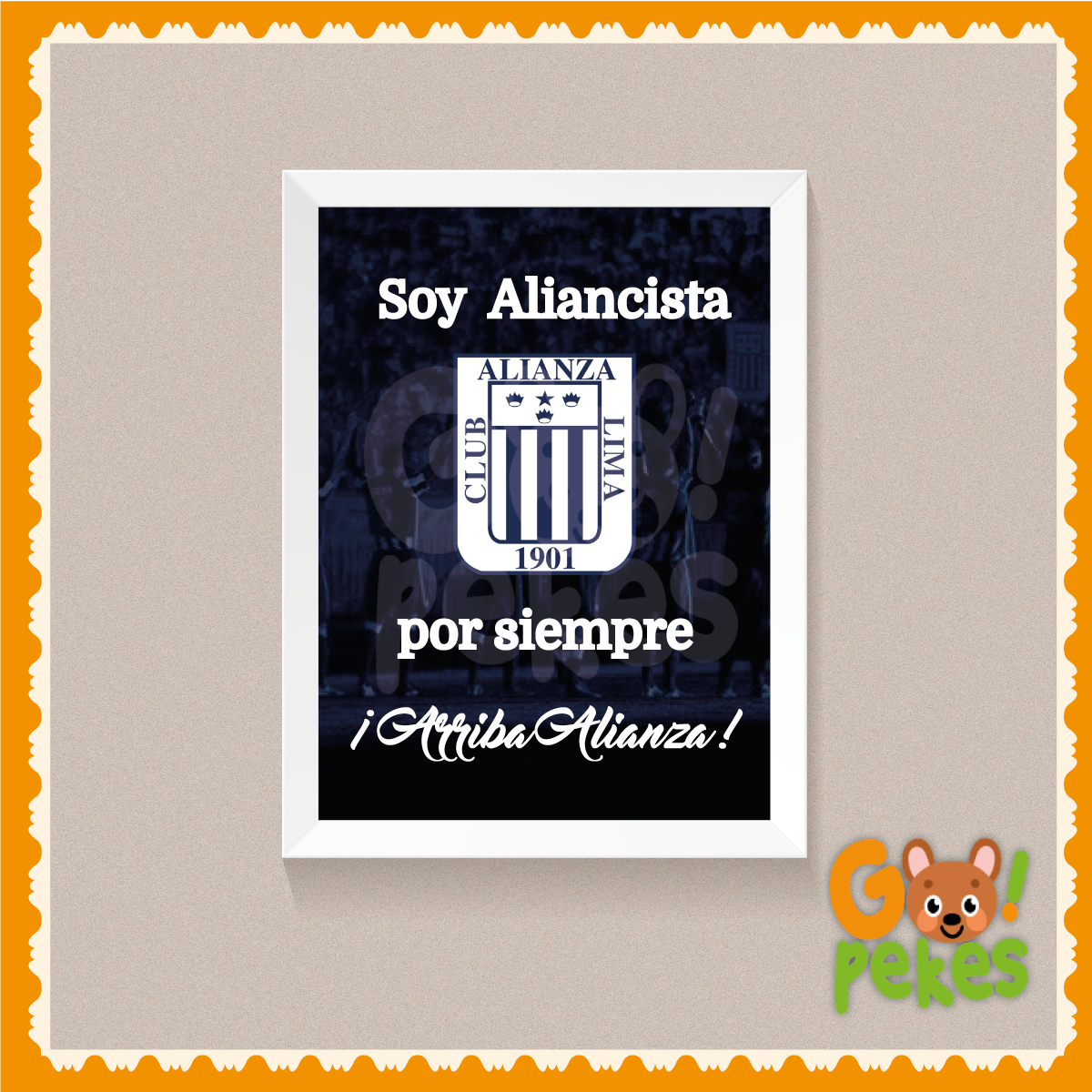 gopekes's tweet photo. #GoPekes Plasma la pasión por tu equipo.
Cuadros personalizados #Equipos #Futbol #AlinazaLima  #Peru #Alianzista #Lima https://t.co/dR2JEWn8AB