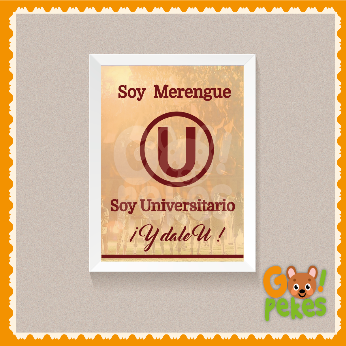 gopekes's tweet photo. #GoPekes Plasma la pasión por tu equipo.
Cuadros personalizados #Equipos #Futbol #LaU  #Peru #Universitario #Lima https://t.co/Uddo3aCD2v