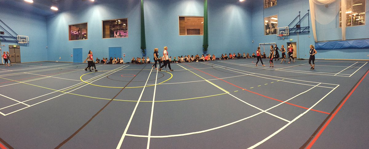 Great turnout at our first social netball session with 55 girls playing! #WSW16 #netballneverstops