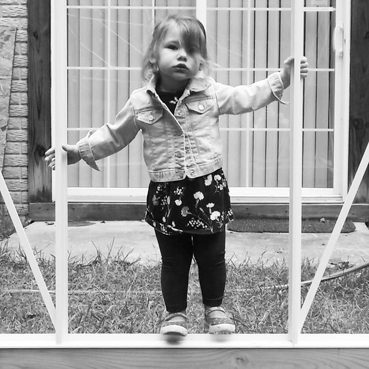 kingkool68's tweet photo. Cloudy day playing on Grandpa's green house structure. #ZadieAlyssa #emoalbumcover https://t.co/Nz3u8jE1R6 https://t.co/m5rgpB0xwE