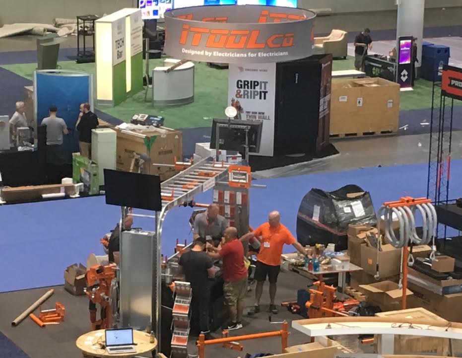 itoolco's tweet photo. Our team is hard at work putting the final touches on #booth1437 @necanet #itoolco #NECA2016 https://t.co/EsBh53Im0f