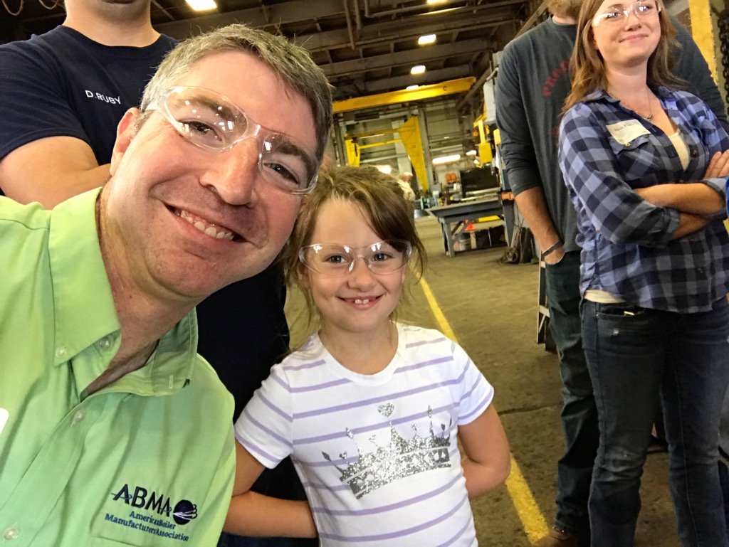 ABMABoiler's tweet photo. Manufacturing Day is for all ages @RobinsonFansInc #MFGday16 https://t.co/TFfetIQRYz