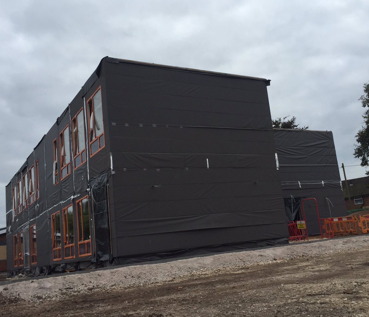 CJackson___'s tweet photo. Ready for cladding to start on Monday at St G&amp;G @seddonltd https://t.co/NNpfMjG6Wt