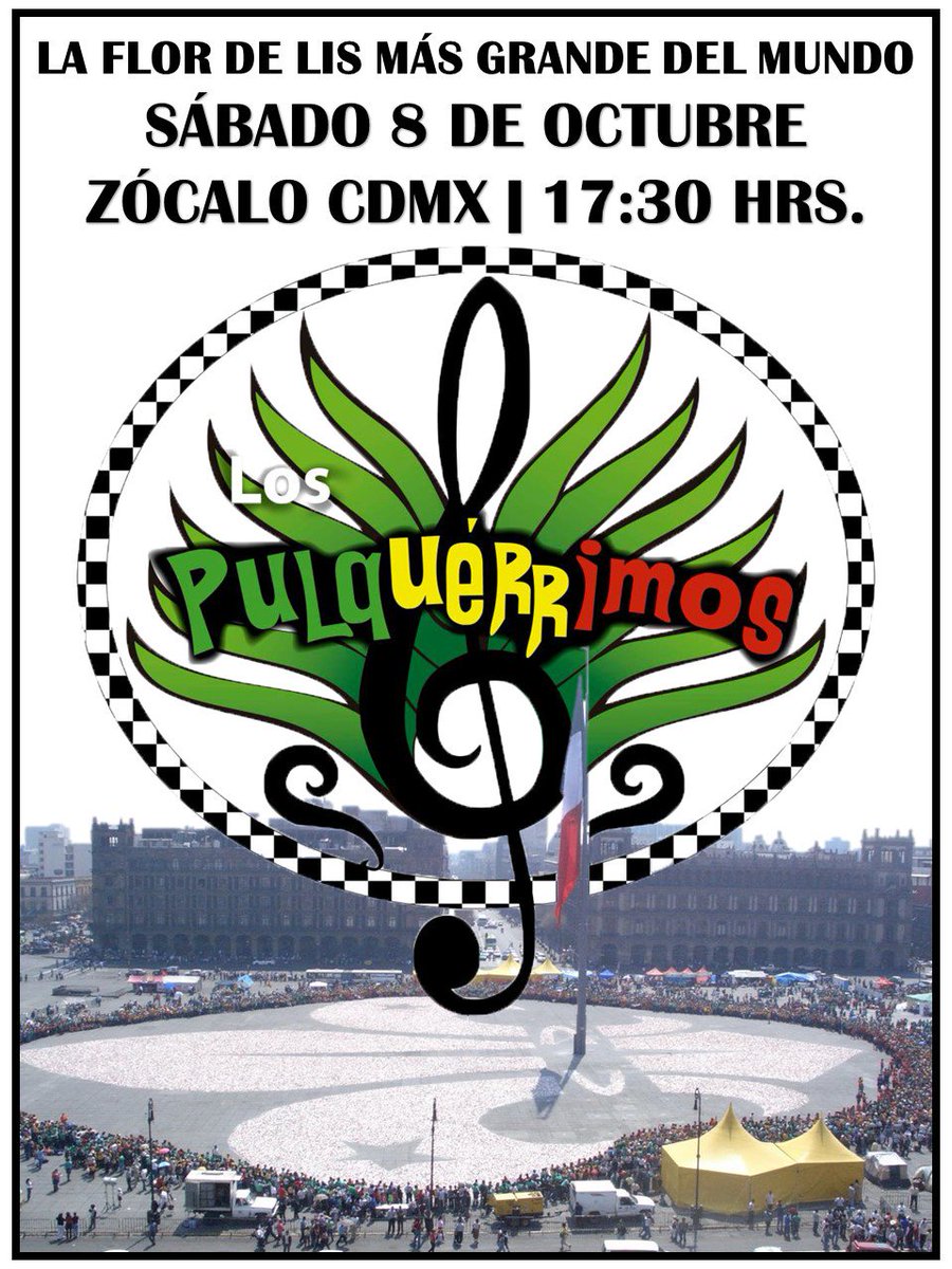 LosPulquerrimos's tweet image. Estamos de regreso!
Mañana sábado 8 en el Zócalo de la CDMX en la Flor de Lis Más Grande del Mundo apoyando a los @scoutsdemexico No Falten!