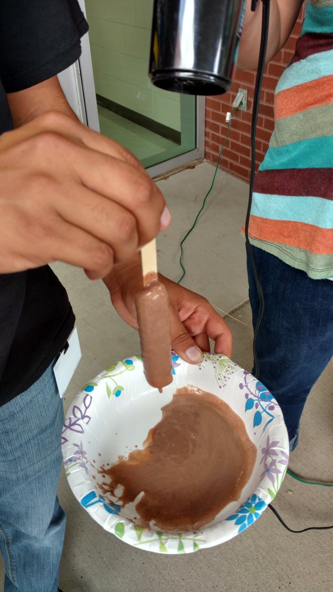 Mrs_Broughton's tweet photo. Yesterday's science lesson on what's effect on a solid #WeAreWCES https://t.co/b7X0tbNPr8