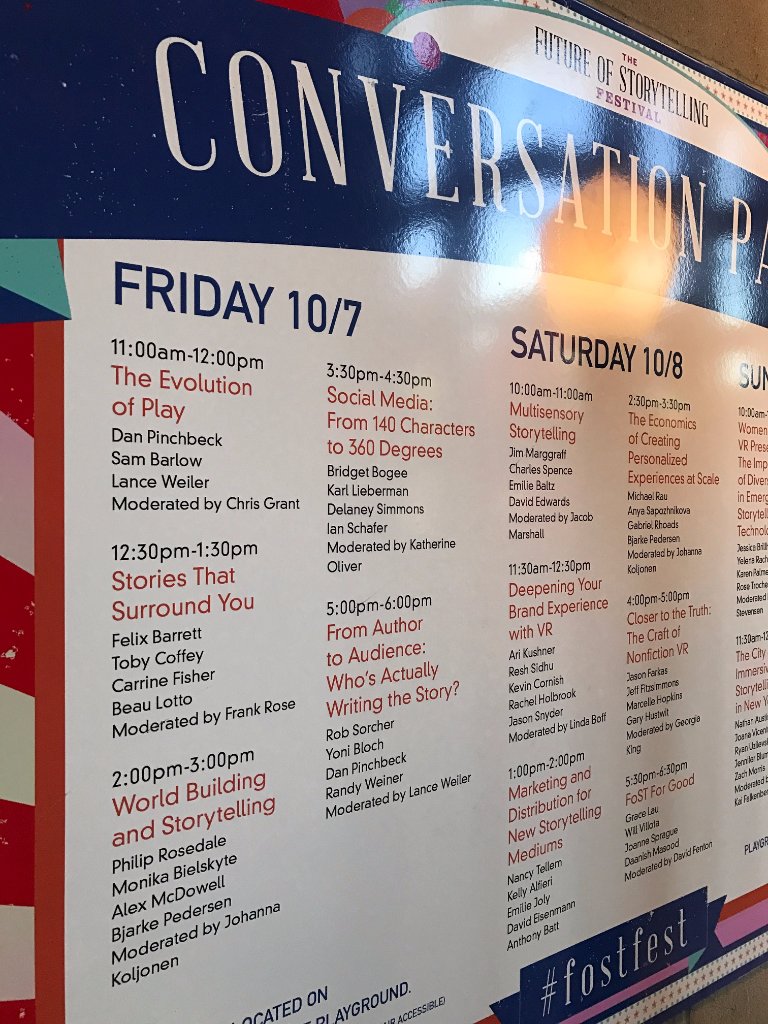 eko ๐โจ (@ekovideo) on Twitter photo If you're <a href="/FoSTorg/">FutureOfStoryTelling</a> today, our creative director @mrsambarlow and founder <a href="/yonibloch/">Yoni Bloch</a> are speaking at 11a and 5p - don't miss out! If you're <a href="/FoSTorg/">FutureOfStoryTelling</a> today, our creative director @mrsambarlow and founder <a href="/yonibloch/">Yoni Bloch</a> are speaking at 11a and 5p - don't miss out!