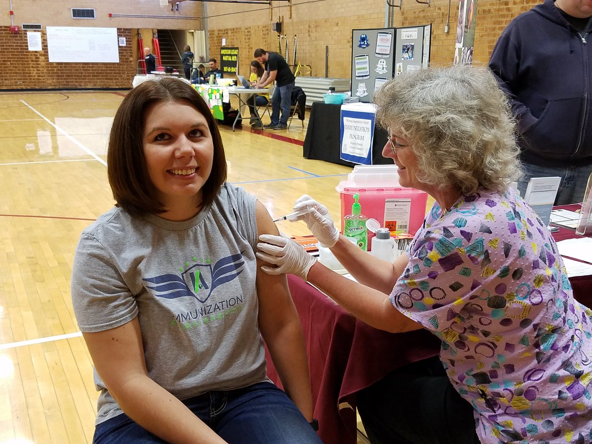 KW3709's tweet photo. Cowboy'd up and got me a flu shot! #whyivax https://t.co/PLgYvy25pZ