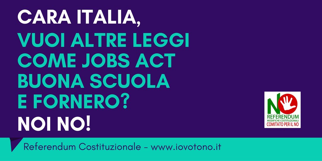comitatono's tweet photo. Questa è la realtà che su TV e giornali non troverete! 
#IoVotoNO #ReferendumCostituzionale https://t.co/Sdwzqjem5V
