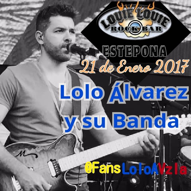 FansLoloAVzla's tweet photo. Recuerden @Loloalvarez911 y su banda en concierto Más información x sus redes sociales! Atentos nuevas fechas pronto https://t.co/TOJMzxC70M