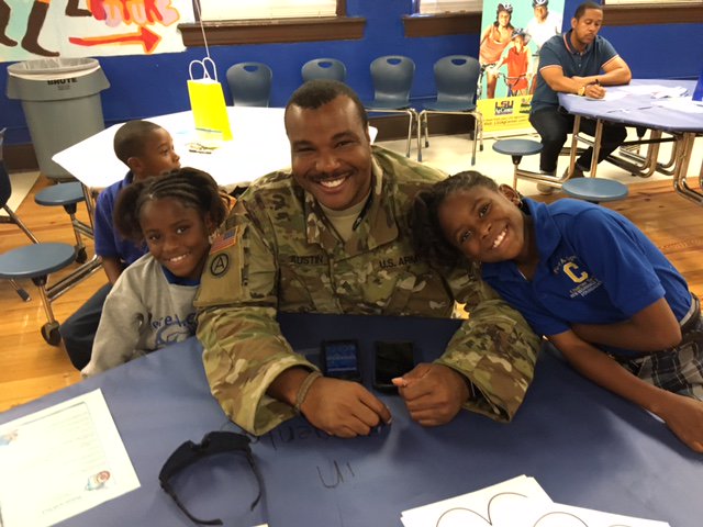 NBSFNOLA's tweet photo. The perfect way to start off this great Friday is with Donuts and Dads  of course! #ComeGrowWithUs #Capdau https://t.co/fPBDz3llNK