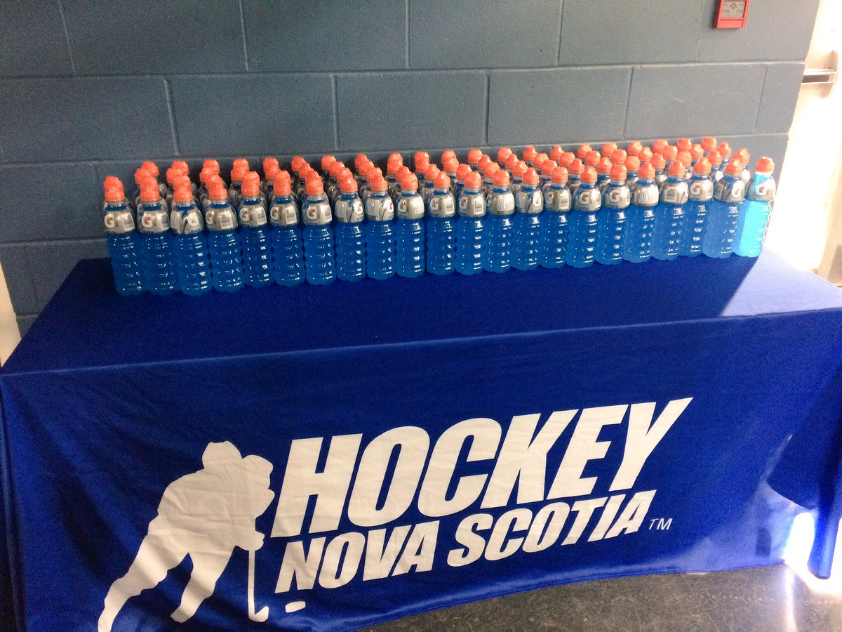 HockeyNS's tweet photo. Our @AtlChallengeCup prep is complete. The dressing rooms are good to go. Time to lace 'em up. It's go time, baby. #bleedblue #nsproud https://t.co/RAJmCH0rDF