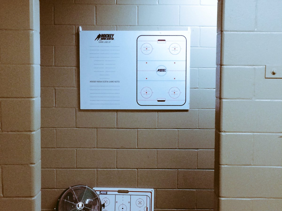 HockeyNS's tweet photo. Our @AtlChallengeCup prep is complete. The dressing rooms are good to go. Time to lace 'em up. It's go time, baby. #bleedblue #nsproud https://t.co/RAJmCH0rDF