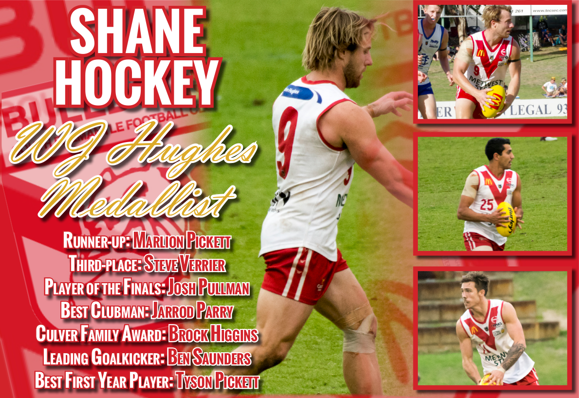 SFFCBulldogs's tweet photo. Shane Hockey claims 2016 WJ Hughes Medal | Full rundown of all award winners: https://t.co/GlPCAkejHf #WAFooty #SFFC16 https://t.co/deD9sQ0Fj5