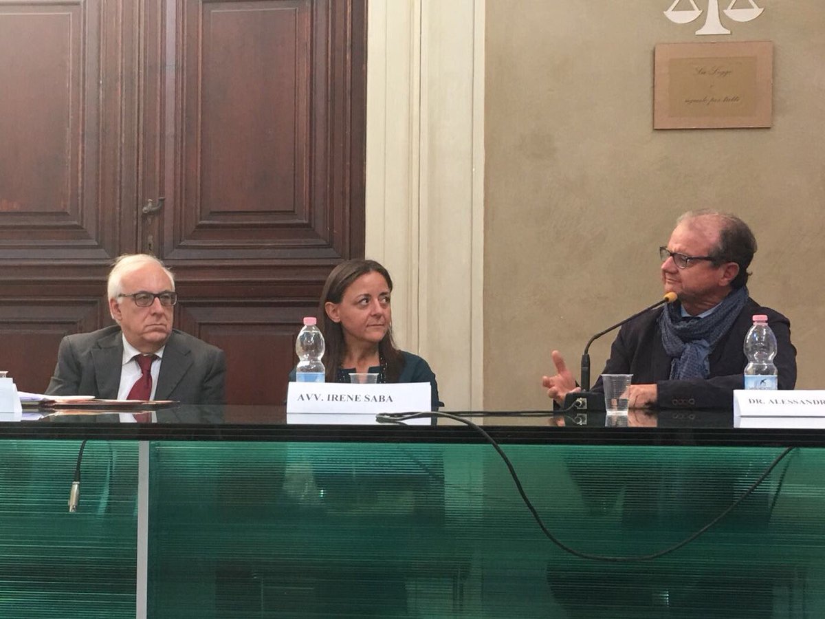 Saba_Galeone's tweet photo. L'Avv. Irene Saba interviene al convegno in tema di giurisprudenza della #CEDU https://t.co/5thxa0Igyo