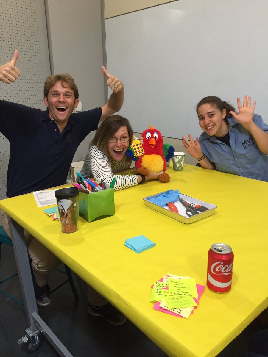 EmilyBreite's tweet photo. Toy surgery happening over here as we brainstorm habits, knowledge, and skills for STEAM #collider #MVPSchool https://t.co/HEuyA1yXhz