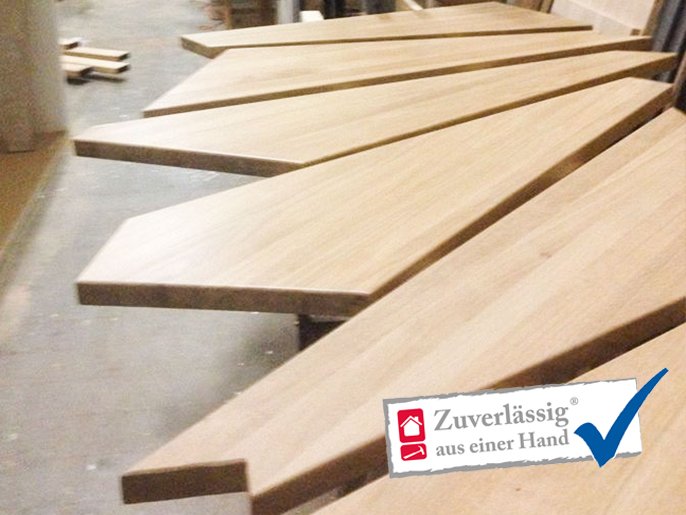 #Klussenier #ReferenzdesMonats für September – Maßgefertigte Treppenstufen von der #Tischlerei René Baum aus #Bonn: klussenier.de/news