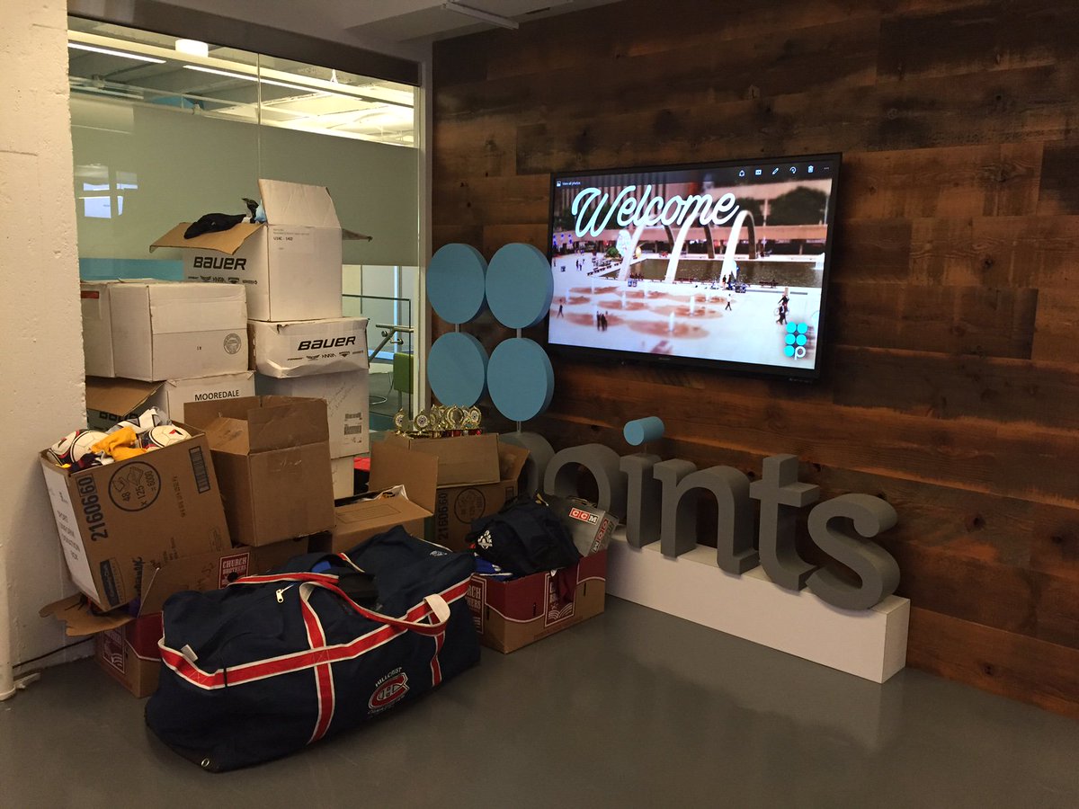 PointsLoyalty's tweet image. We gathered 15+ boxes of gear for @SecondKicksOtt to be used in communities within Canada &amp;amp; worldwide! #PointsforGood