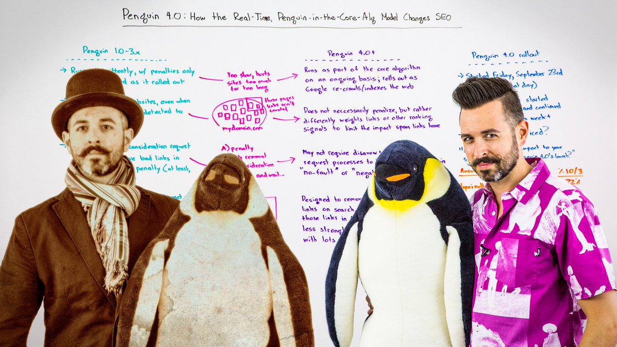 How penguins are changing SEO this week: buff.ly/2cWXjyN via <a href="/randfish/">Rand Fishkin (follow @randderuiter on Threads)</a> and <a href="/Moz/">Moz</a> #whiteboardfriday #SEO #PenguinsEverywhere
