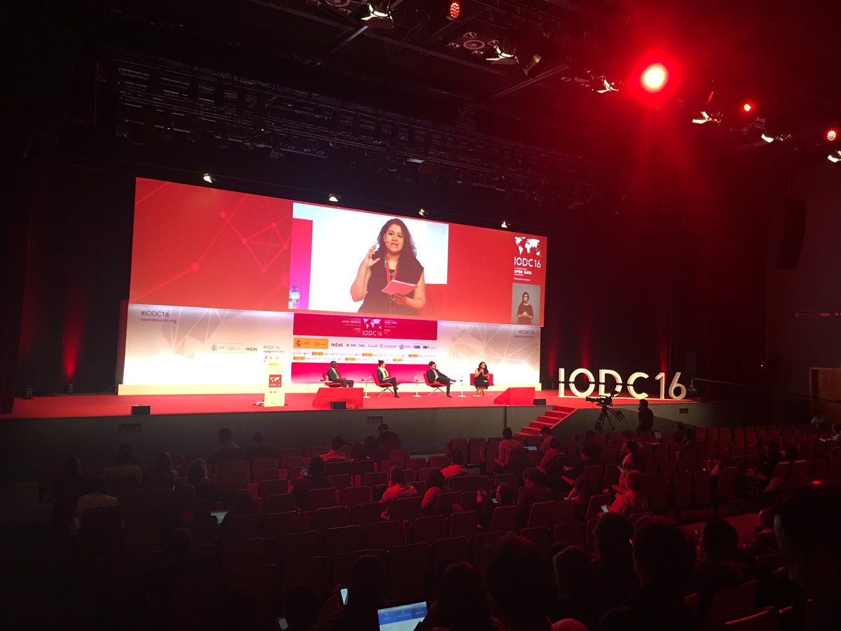 AngieNavarroMX's tweet photo. My #besthing at #IODC16 #Madrid : connecting actors to create #opendata projects with clear impact.. SO #excited !! https://t.co/aQugUbFJIH
