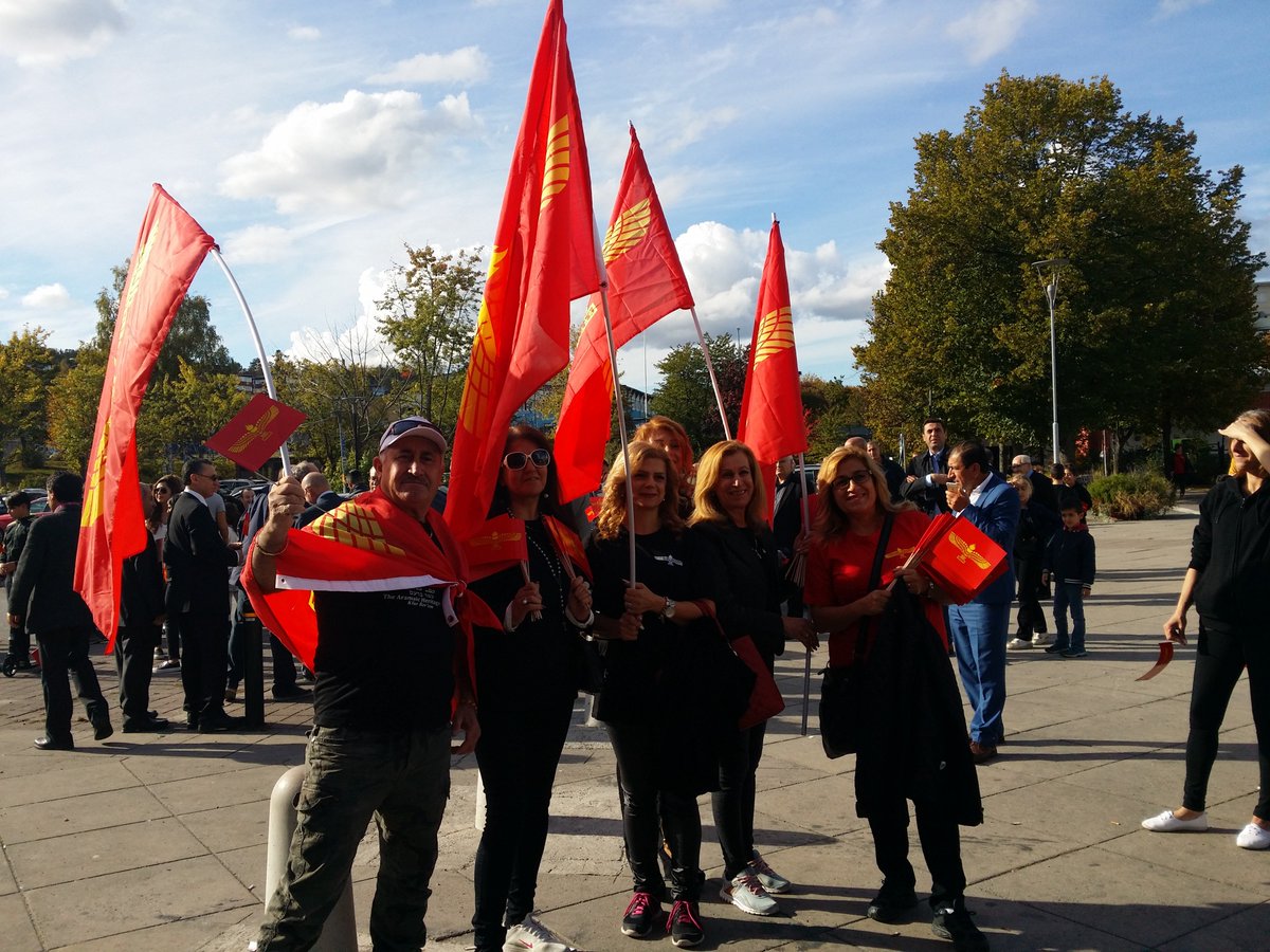 إحياء ذكرى يوم شهداء السريان الآراميون (سيفو  1915) في مدينة نورشبوري_السويد