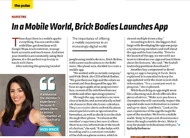 JonasFitnessInc's tweet photo. Check out #JonasFam member @VickiBrick12 in September's edition of @clubsolutionsma https://t.co/y622RIrAui
