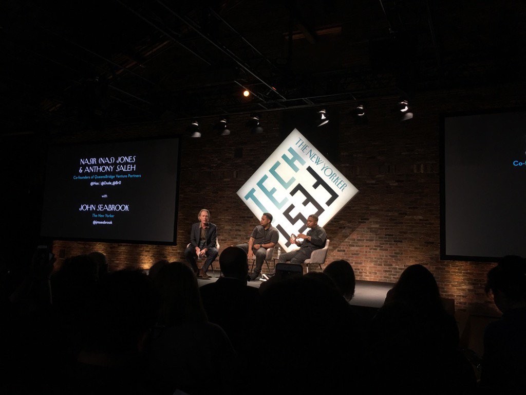 alexeheath's tweet photo. Nas is here #nytechfest https://t.co/7wUwUhH5Pe