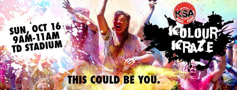 wfnsa's tweet photo. @KSA_westernu presents you the KOLOUR KRAZE Run!! Everyone is welcome, so bring your friends, fam, pets etc. for a kraaaay time 😎✌🏼🎉 https://t.co/WBZDR9zrr8