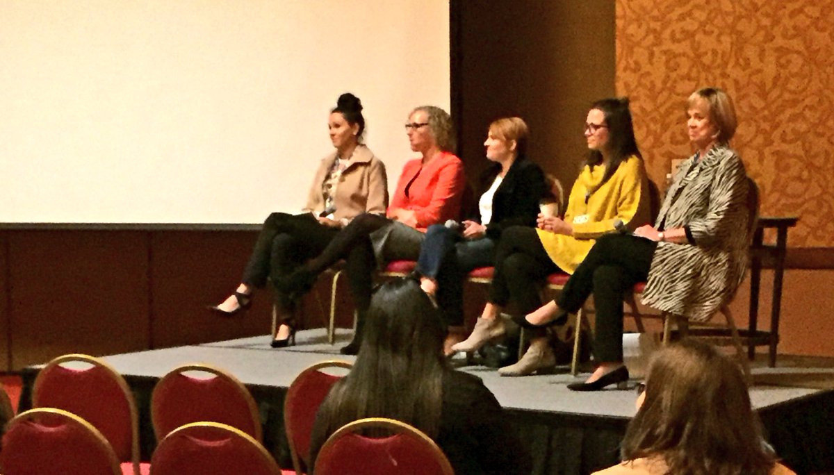 Amazing women sitting on the <a href="/NWATech/">NWA Tech Council</a> Summit's Women in Technology Panel. #nwark #nwatechsummit #womenintech #girlsinSTEM #Girlboss