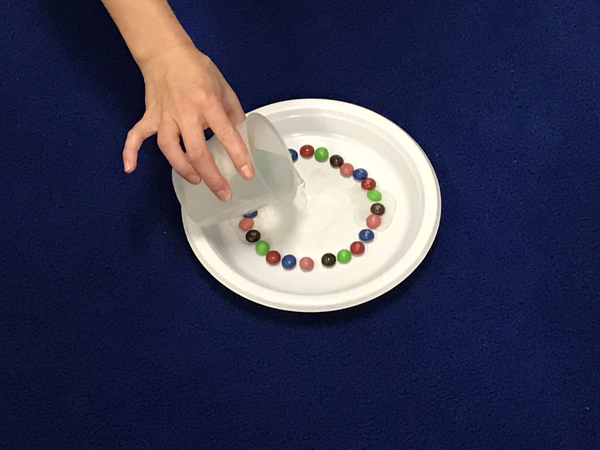 monicage's tweet photo. Learning about colors with the skittles rainbow experiment... #NFASFM https://t.co/WsEwmHtFm2