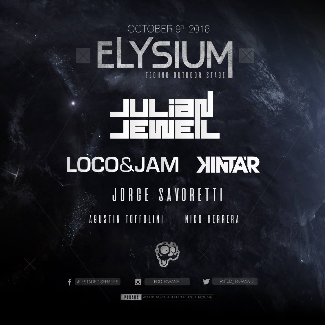 Just landed in Argentina for a very special festival this sunday at <a href="/FDD_Parana/">Fiesta de Disfraces</a>
Insane gig ahead!