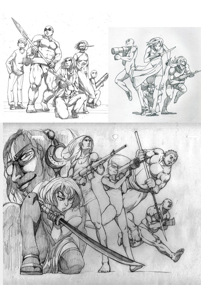 あらびき団にハマっていたころ描いたキュートンの模写絵とアニメ会社に送った絵 