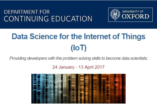 DataScience_IoT's tweet photo. Are you a developer looking to leverage IoT? Join our course in Data Science for IoT #DataScience #Analytics #iot https://t.co/nk969AJrj6 https://t.co/Xta6rSAKbK