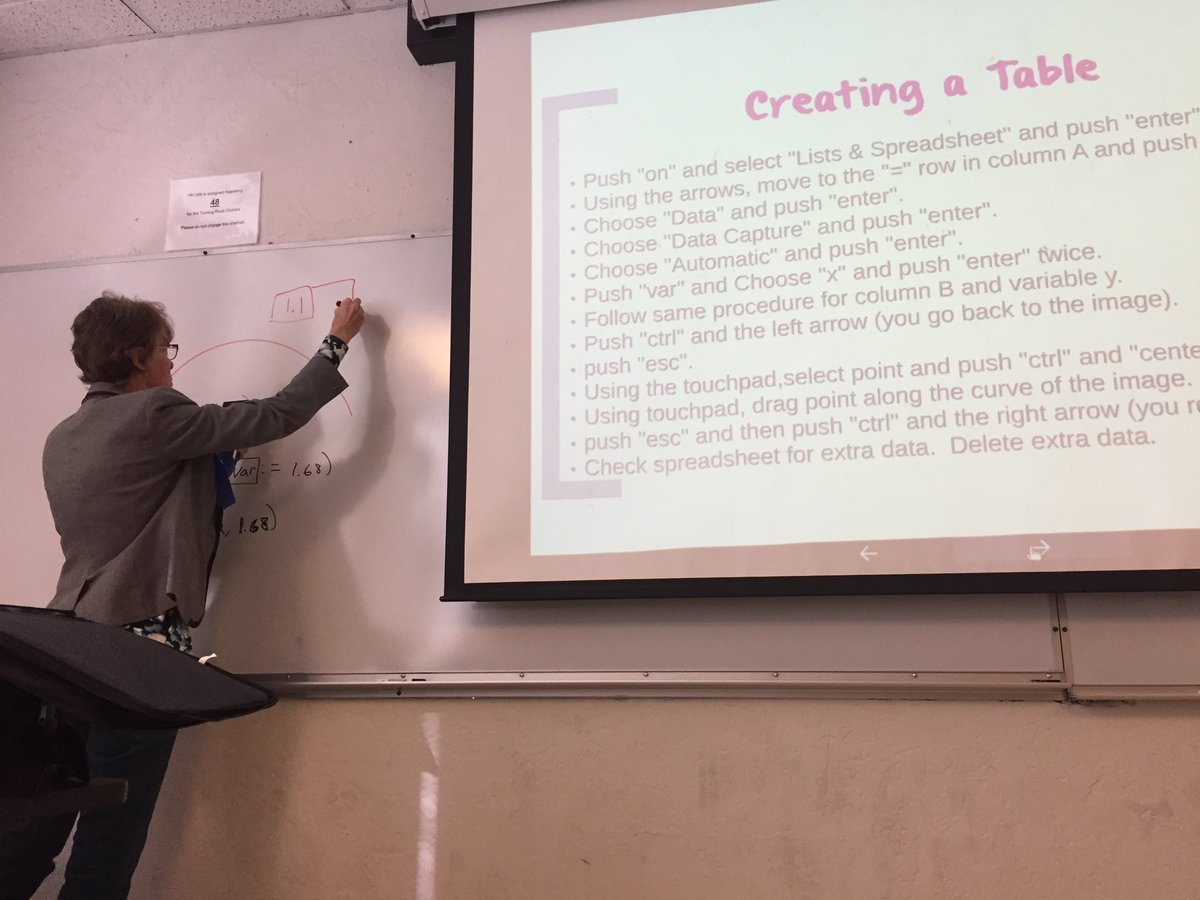KCMathTechExpo's tweet photo. Using Real Data with the TI Nspire with Nora Strasser. #kcEXPO2016 https://t.co/kvKPKxxehn