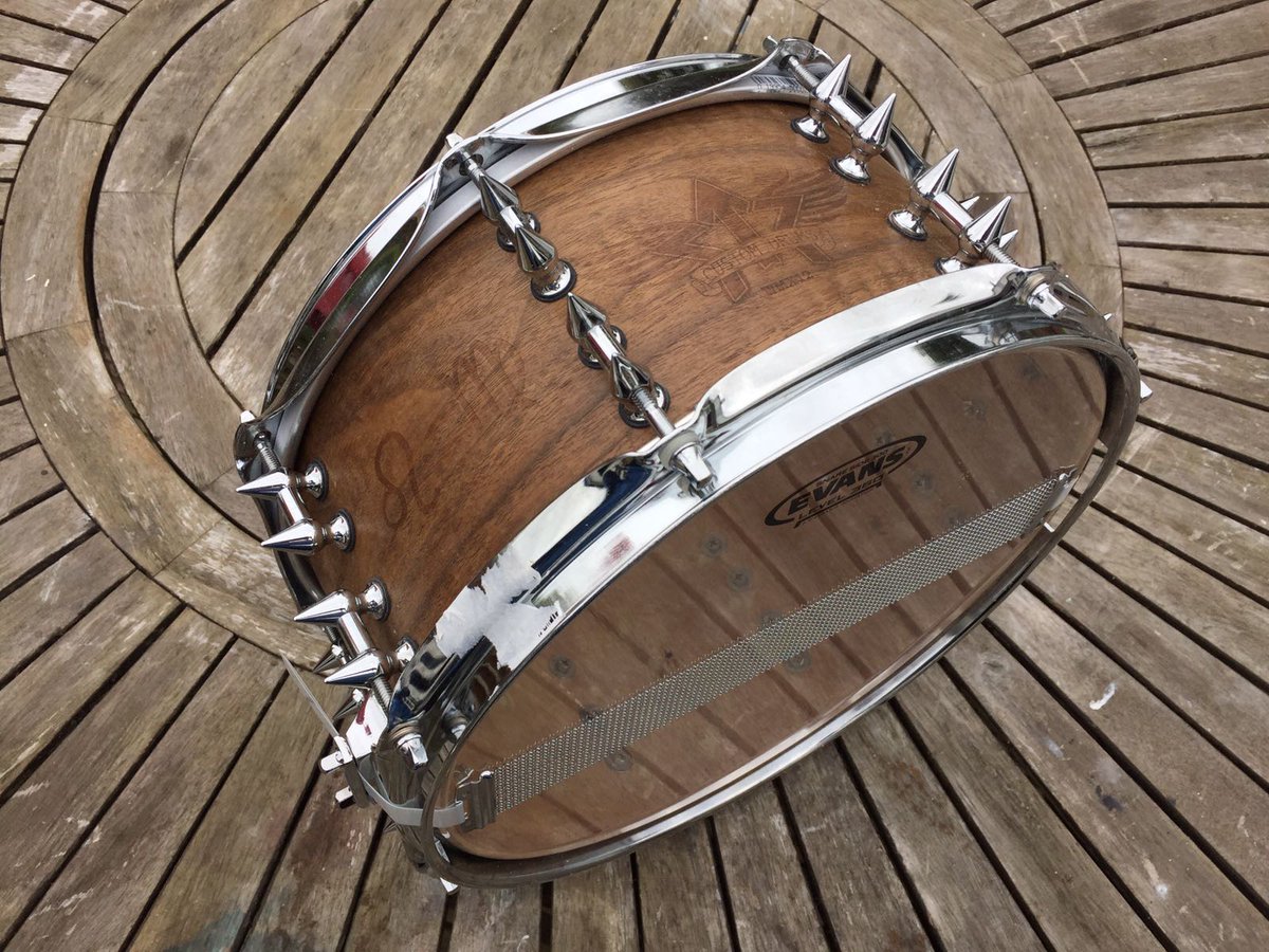 Thirteenth_Sign's tweet photo. If you want to hear Lloyd's new custom built Viking snare drum in action get your arses into Nottingham tomorrow night! https://t.co/eKzaN0g9Um