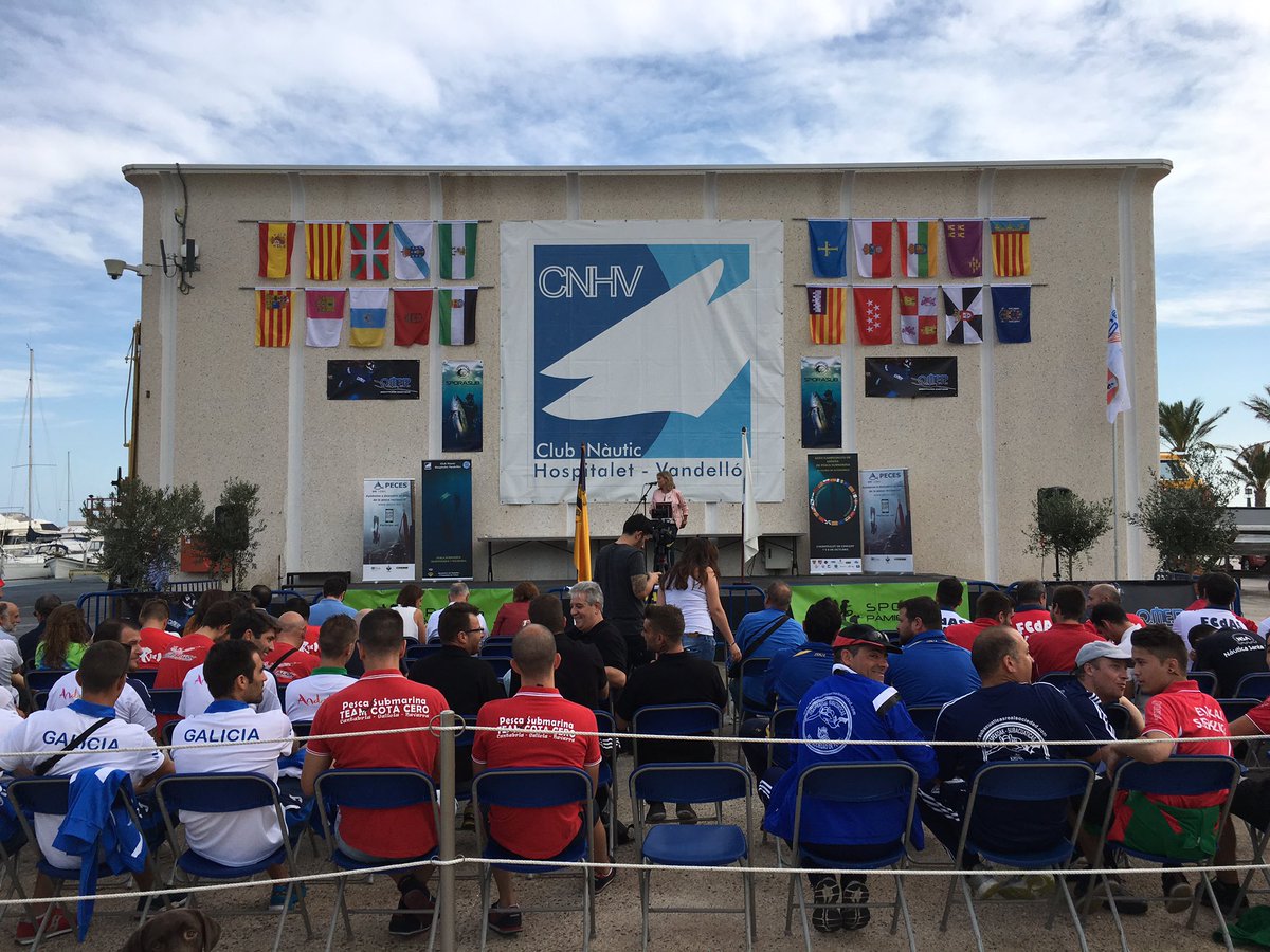 PecesProyecto's tweet photo. Este fin de semana #PECES en el XXXV Campeonato de España de pesca submarina. @FECDAStwit @FEDASValencia #cressi #elyman https://t.co/JBY4r58YLB