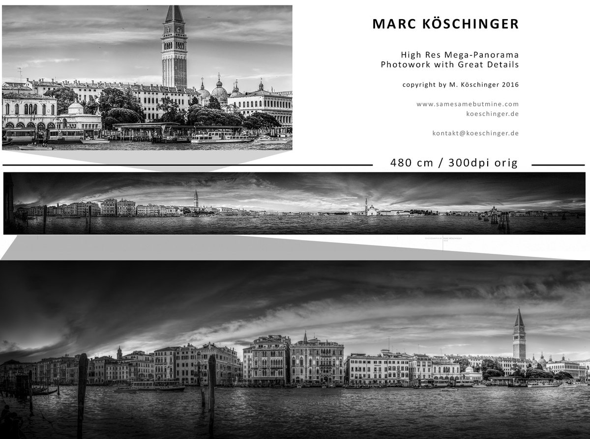 marckoeschinger's tweet photo. panorama.. 300dpi/ 5 meters high res. #venezia #canalegrande #italy #italia #venetia #veneto #panorama #big #biggest #photo #koeschinger https://t.co/9DEpa5sSbJ