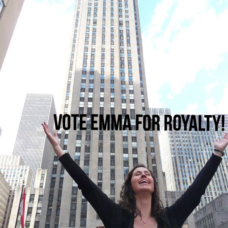 Emma4Royalty's tweet photo. Still have until 5 pm to cast your vote! #emma4royalty https://t.co/UvWIjkv4lD