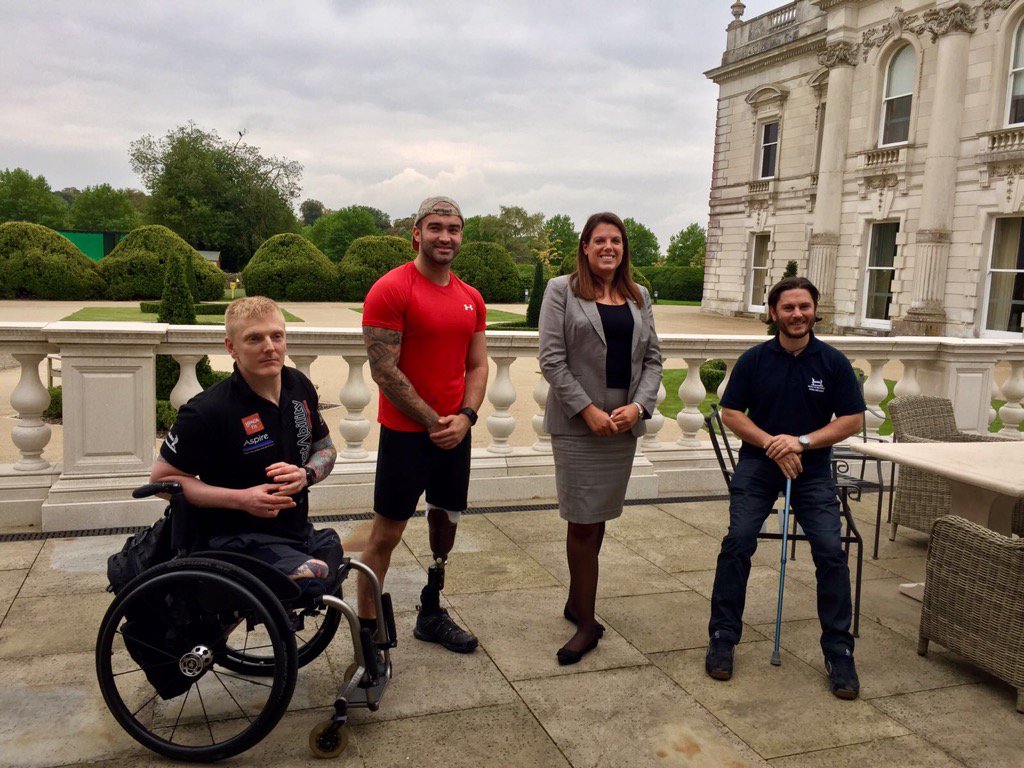 carolinenokes's tweet photo. Incredible afternoon at Tedworth House with @HelpforHeroes hearing about their services inc personal training diploma https://t.co/Qvi5RS0KLS