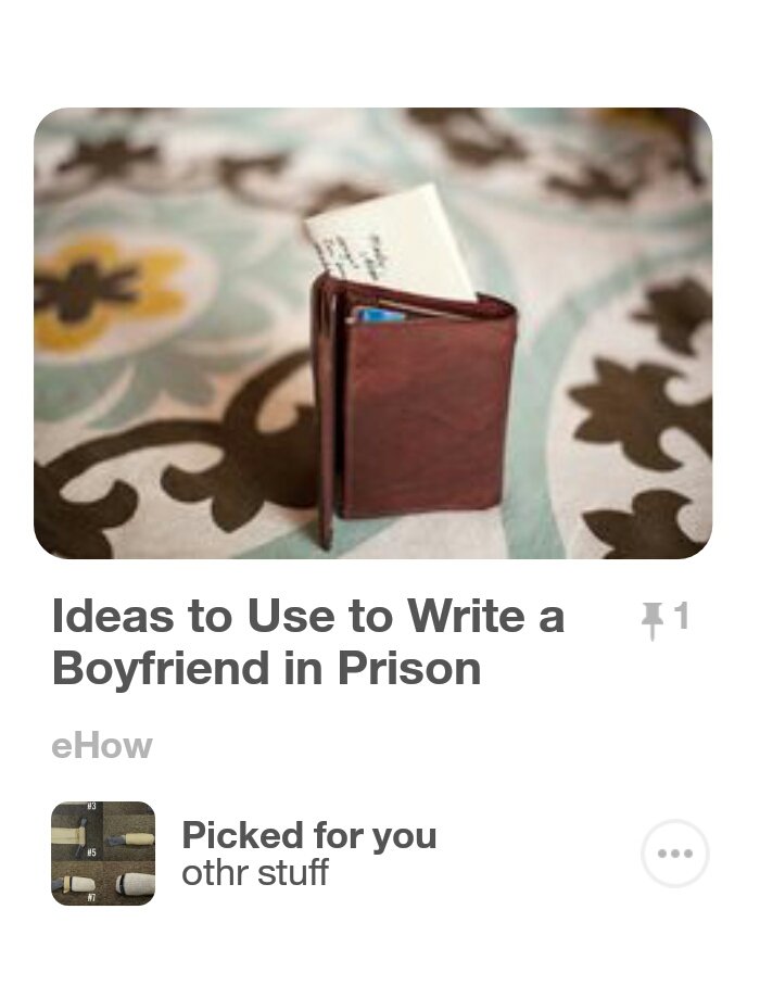 dalani's tweet photo. When @Pinterest thinks you have a prison boyfriend... https://t.co/ztuCQ50RQ5