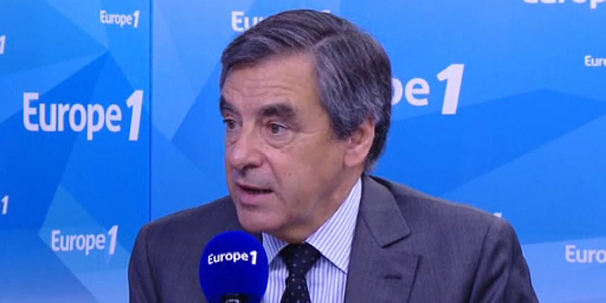 Europe1's tweet image. Lundis de la primaire : matinale spéciale avec @FrancoisFillon lundi dès 7h30 bit.ly/2dXMoC3 #E1Fillon