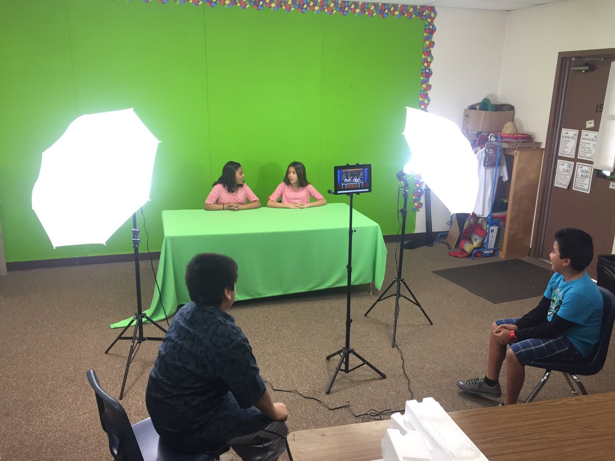 McManusMustangs's tweet photo. It's Friday at McManus and that means working on the famous McManus News!  #WeAreMcManus #McMazing https://t.co/xWqCQ5Esry