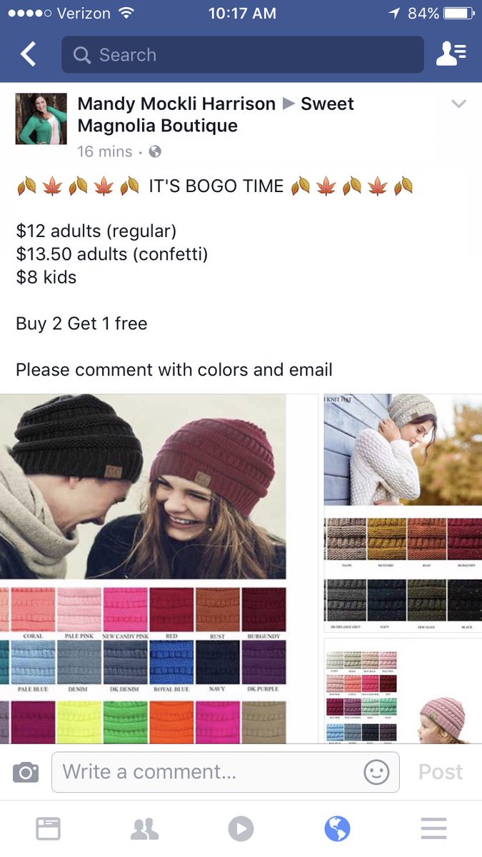 Lynnair415's tweet photo. We're having a great deal over at the boutique! Go check out these super cute &amp; comfy beanies. https://t.co/aQ8t2oBeNP https://t.co/28AAZl6ACo