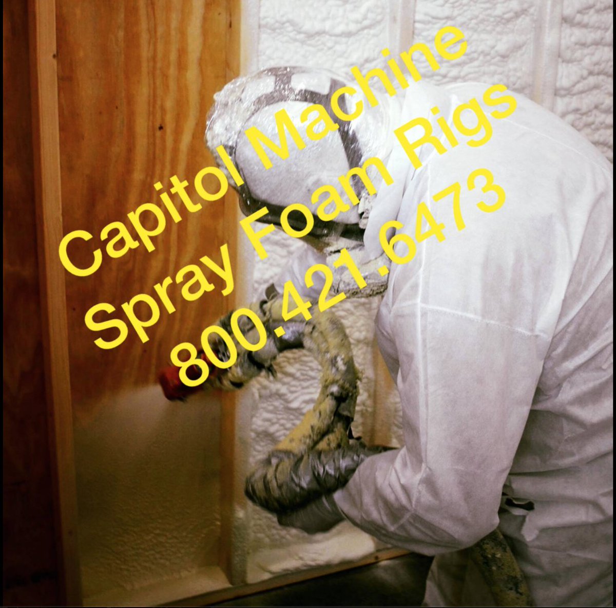 cjairey's tweet image. We are #sprayfoam 800.421.6473 insulationmachine.com @CapitolMachine2 @MrsCapitolMch #insulation #manufacturing