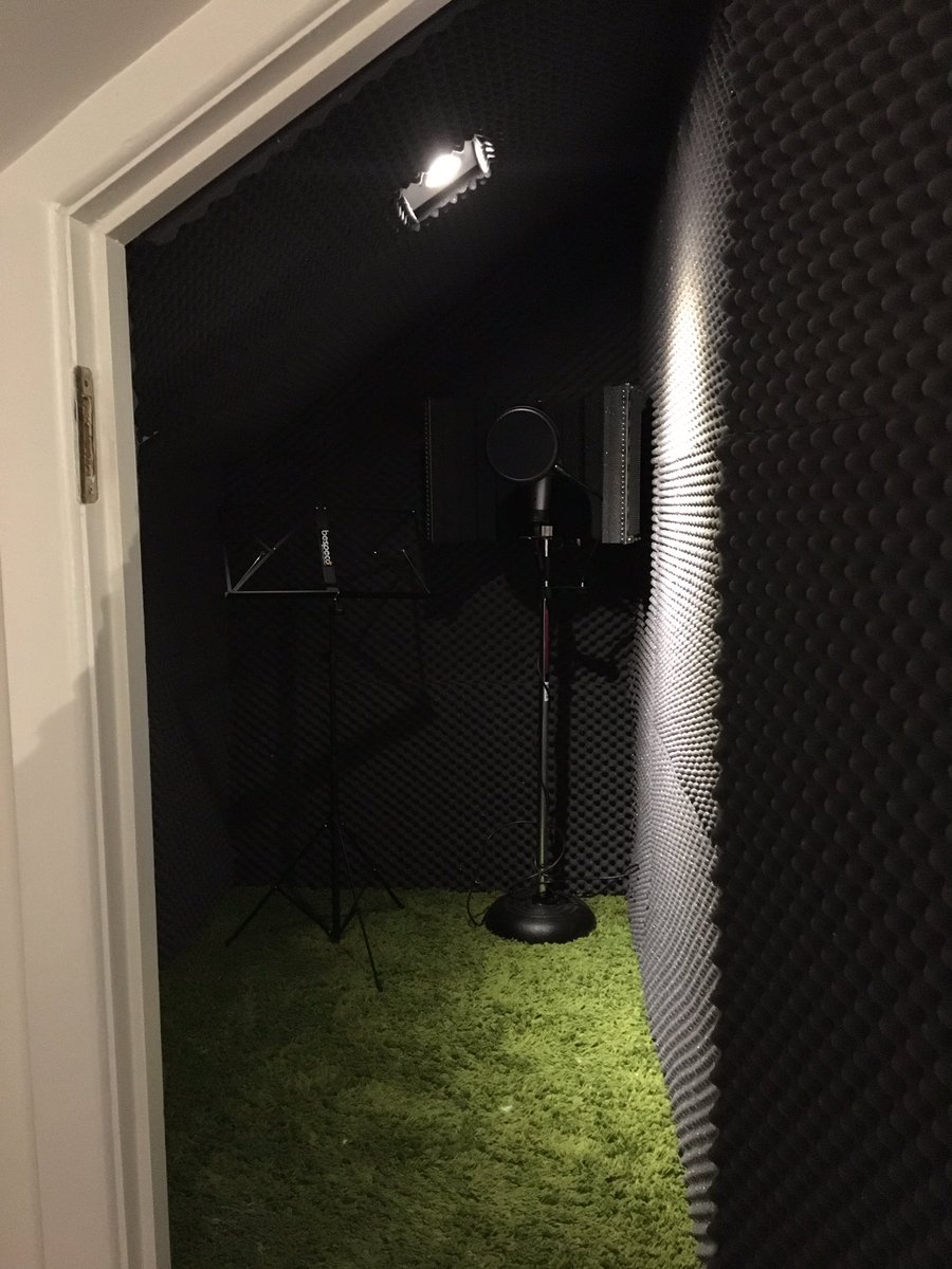 And she's done, time to make some noise 😲 #voiceover #voiceoverireland #vocalbooth #closetfun #vo